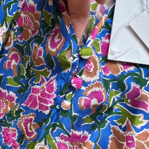 NWT Veronica Beard Sarong Floral Print Hawken Dress Size 4 - Picture 9 of 11